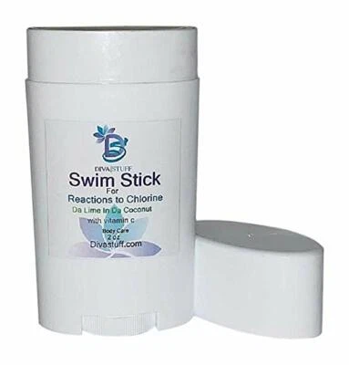 DIVA STUFF PreSwim Stick, Extra Strength Chlorine Neutralizing Lotion Bar