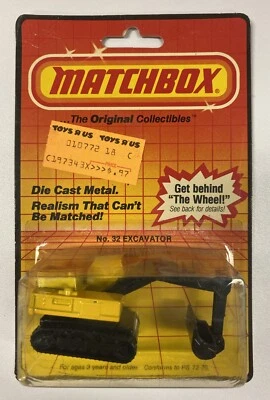Excavadora Matchbox MB#32 - 1983 vintage - nueva en paquete Foto 1 de 4
