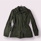 Hooded Green Jacket Small