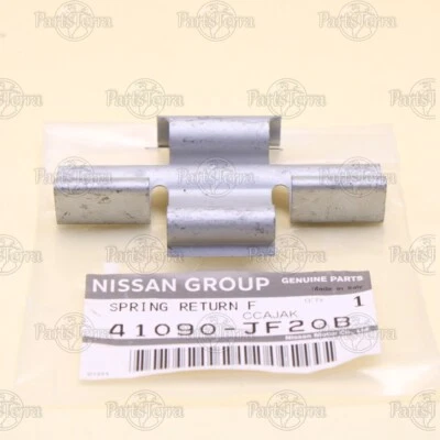 New Genuine OEM NISSAN 09-19 GT-R Front Brake Disc Shoe Spring-Return 41090JF20B - Image 1 of 4
