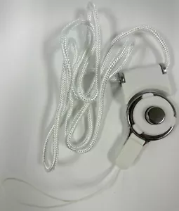 White Lanyard - Detachable / Rotates - With Loop Strap for Phones / IDs / Keys - Picture 1 of 2