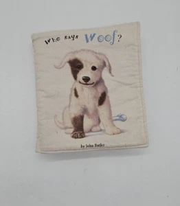 John Butler Animal sounds WHO SAYS WOOF Fabric Panel 7300 - Picture 1 of 7