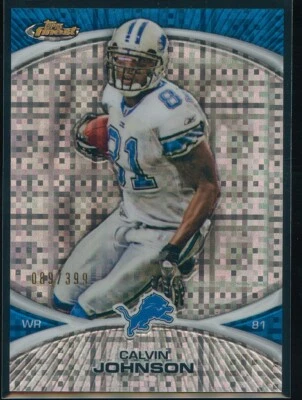 Calvin Johnson 2010 Topps Finest Xfractor 89/399 - Image 1 of 2