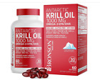 Antarctic Krill Oil 1000-mg with Omega-3s EPA, DHA and Astaxanthin NEW