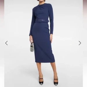 Safiyaa Brunna Midikleid Größe US 4 FR 36 Einzelhandel 1200 $ - Bild 1 von 12