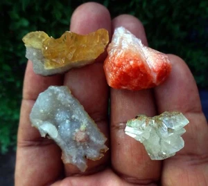 Calcite,Fluorite,Stilbite,Apophyllite Mix Group Matrix Minerals-4 - Picture 1 of 6