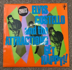 Elvis Costello & The Attractions - Get Happy!! (LP, Album) (VG/VG) - Picture 1 of 4