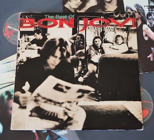 Bon Jovi – Cross Road Best Of 1st EU Press Vinyl Greek 1994 2LP OIS Rare VG+/VG+ - Picture 1 of 18