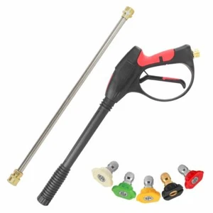 Pistola a spruzzo idropulitrice auto alta pressione 4000 PSI lancia ugello punte tubo kit - Foto 1 di 14