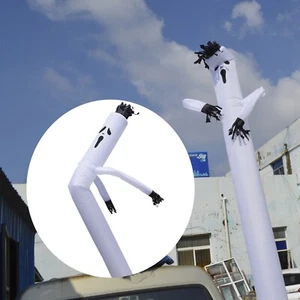 20 Fuß weiße aufblasbare Puppe Tänzer Tube Man Promotion Wind Tanz Himmel Puppe - Bild 1 von 11