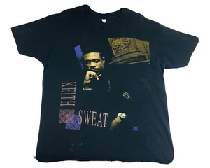 Vintage Keith Sweat shirt Hip Hop shirt Rap Tee Street Wear 1991 Winterland XL - Picture 1 of 9