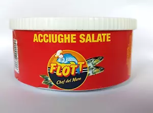 SALZENE SARDELLEN SIZILIANISCHE GANZE GESALZENE SARDELLEN FISCH MEDITERRAN FLOTT 880g - Bild 1 von 14