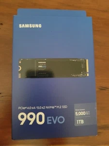Samsung 990 EVO NVMe SSD 1 TB New In Box - Photo 1/4