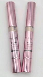2X Makeup Revolution Bright Light Highlighter Strobe Champaign 0.10 fl oz Sealed - Picture 1 of 4