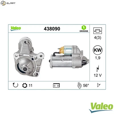 STARTER 438090 FOR MITSUBISHI SPACE/MPV CARISMA RENAULT SCENIC/GRAND/II  OPEL - Image 1 of 4