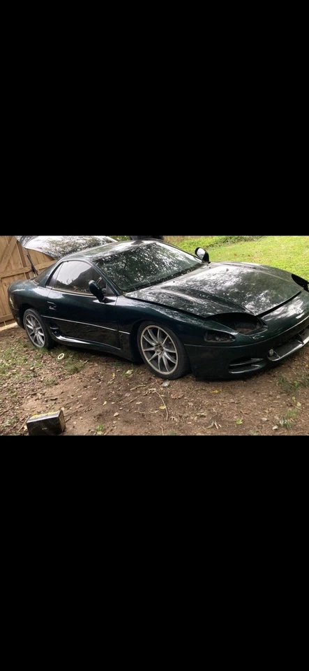 Dodge Stealth Mitsubishi 3000gt Green Passenger Door With Mirror - Image 1 of 1