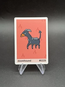 Doomhound - Houndoom #229 Pookiemoot Series 2 Custom Fan Art Pokemon - Picture 1 of 2