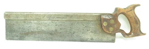 Vintage Steel, Wood & Brass Backed Tenon Saw 14” W. Marples & Sons of Sheffield - Picture 1 of 10
