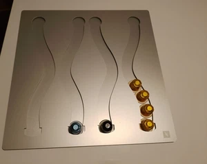 Original Nespresso  Kapselspender Aluminium Wandmontage (selten) - Bild 1 von 4