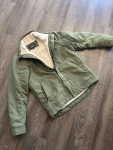 Mens Grundens Olive Ballast Sherpa Outdoor/Snow Jacket Size Med - Picture 1 of 7