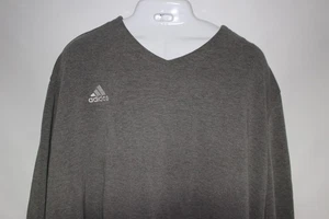 ADIDAS LEICHTES SWEATSHIRT HERREN GRAU V-AUSSCHNITT GR: 4XL 4X GEBRAUCHT - Bild 1 von 2