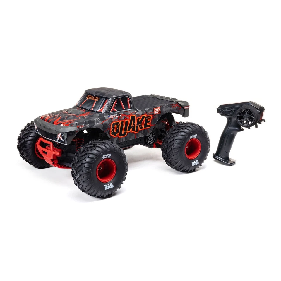 Arrma Quake 223S DSC 1/10 RTR Brushless 2WD Monster Truck (Red) ARA3537T1