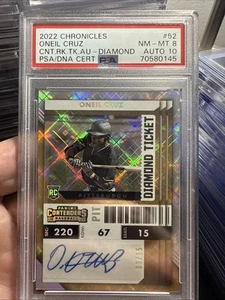 2022 Panini Chronicles Contenders Draft Ticket - Oneil Cruz RC Auto /15 - Picture 1 of 1