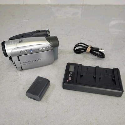 Sony Handycam DCR-HC28 With 2 Batteries And Battery Charger READ - Image 1 of 4