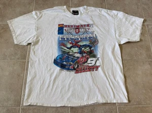 Vintage Bill Elliott #9 NASCAR Ultimate Spider-Man Chase Authentics Shirt Men XL - Picture 1 of 5