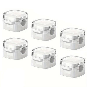 6 Pack Magnetic Cable Clips Under Desk Cable Management, Strong Adhesive5673 - Afbeelding 1 van 7