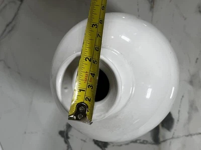 Pier 1 Imports  Small White Ceramic Vase – Made in Taiwan - Image 1 of 4