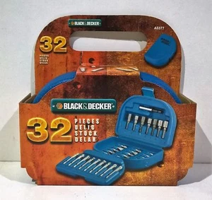 BLACK & DECKER SET 32 ACCESSORI TASCABILE PUNTE PER TRAPANO A5377 - Imagen 1 de 2