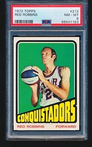 1972 Topps RED ROBBINS #212 PSA 8 - Picture 1 of 2
