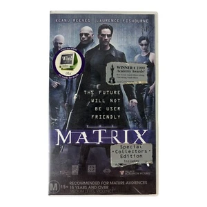 The Matrix 1999 PAL VHS Video Cassette Movie Keanu Reaves Vintage Free Postage - Picture 1 of 7