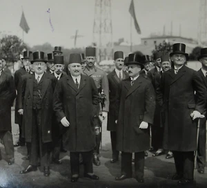Egyptian King Fuad I Photo Official Delegation Sultan Sudan Ali Dynasty 1920s - Picture 1 of 5