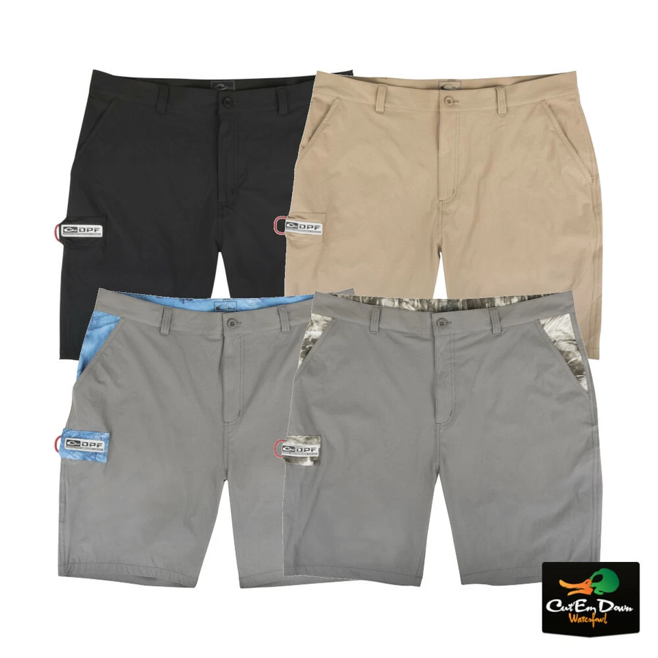 NEW DRAKE PERFORMANCE FISHING KILL SWITCH PERFORMANCE STRETCH SHORTS