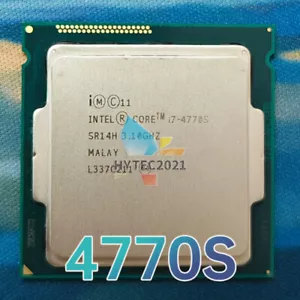 Intel Core i7-4770S SR14H 3.1GHz 4Cores 8MB 65W LGA1150 CPU Processor i7 4770S - Picture 1 of 3