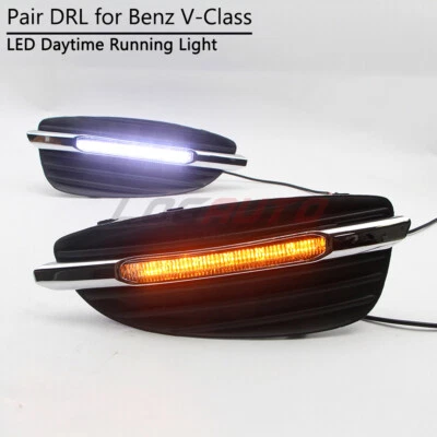 Luz de circulación diurna antiniebla para Mercedes-Benz Clase V V V250 16-18 LED DRL Foto 1 de 4