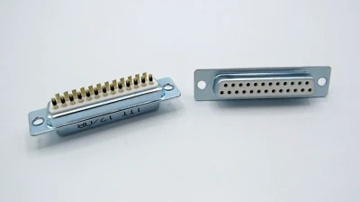 DB-25S ITT Cannon D Sub Connector, DB25, 25 Contacts, Receptacle (15 PK) - Image 1 of 3
