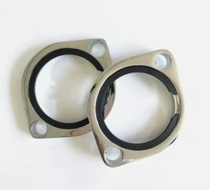 Exhaust Flange Kit For Harley Evolution 84-Up Set of 2 exhaust & rings Upgrade - Bild 1 von 2