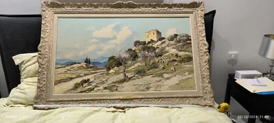 huile sur toile De Gustave Vidal  - Photo 1/4