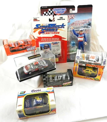 7 Diecast Cars 1:64 Action,Hooters,Coors,Camel, Earnhardt, Gordon,Jarrett T07 - Image 1 of 4