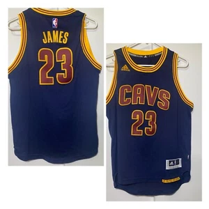 Adidas James LeBron Cleveland Cavaliers Youth Boys Swingman Jersey Size Large - Picture 1 of 7