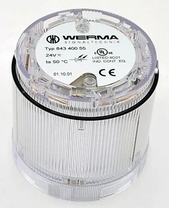 Elemento luce permanente WERMA 84340055 chiaro NUOVO/IMBALLO ORIGINALE - Foto 1 di 2