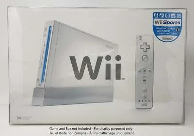BOX PROTECTOR FOR NINTENDO WII CONSOLE CLEAR PLASTIC CASE - Image 1 of 3