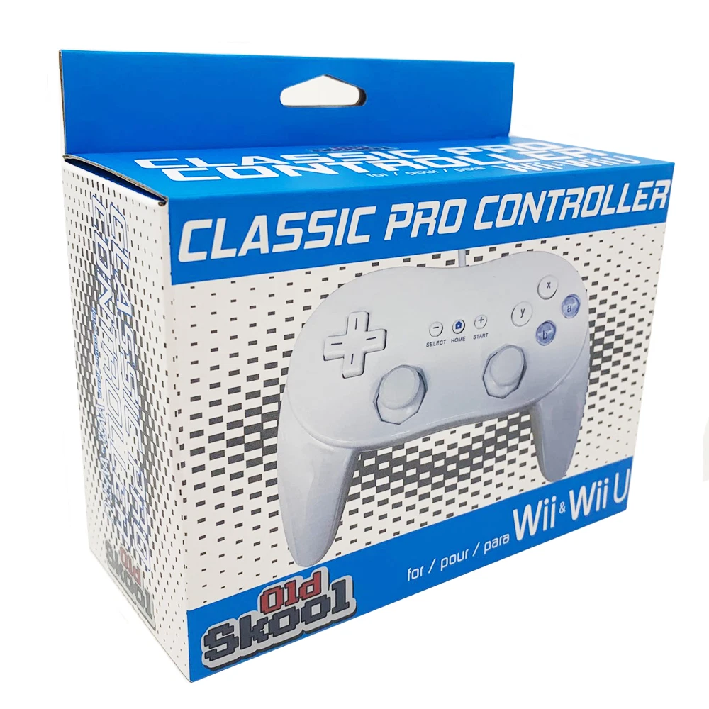 Official Genuine Nintendo Wii White Classic Pro Controller OEM for