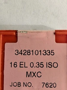 Gewindeplatten von CPT, 16EL 0,35 ISO MXC (9Stük) - Bild 1 von 2