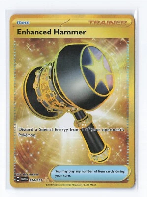 Enhanced Hammer - 224/167 - Twilight Masquerade - Pokemon - Secret Rare -NM - Image 1 of 2