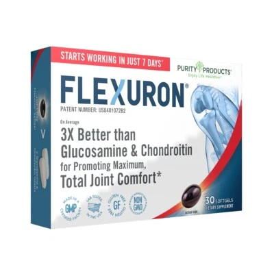 Flexuron Joint Formula - Purity Products Krill Oil, Hyaluronic Acid, Astaxanthin - Image 1 of 4