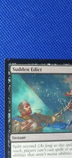 Sudden Edict (100) * Misprint Square Corners * Foil Modern Horizons 2 MH2 Magic
